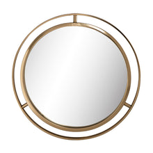 Load image into Gallery viewer, Makeup Mirror 24&quot;D Deluxe Round Gold Wall Mirror
