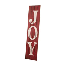 Load image into Gallery viewer, 42.00&quot;H Christmas Wooden Porch Sign - JOY (Two Function)
