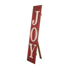 Load image into Gallery viewer, 42.00&quot;H Christmas Wooden Porch Sign - JOY (Two Function)
