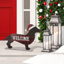 Load image into Gallery viewer, 21.93“L Wooden/Metal Dachshund Porch Sign
