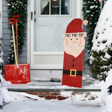 Load image into Gallery viewer, 35.98&quot;H Rusty Metal Santa Decor
