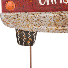 Load image into Gallery viewer, 31.89&quot;H Rusty Metal Christmas Truck Yard Stake or Standing Décor or Wall Décor
