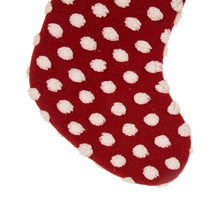 Load image into Gallery viewer, 21&quot;L Fabric Pompom Stocking,&quot;Merry Christmas&quot;
