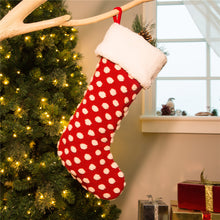 Load image into Gallery viewer, 21&quot;L Fabric Pompom Stocking,&quot;Merry Christmas&quot;
