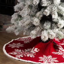 Load image into Gallery viewer, Fabric Merry Christmas Tree Skirt Christmas Home Decor, 48&quot; inches(in Diameter)
