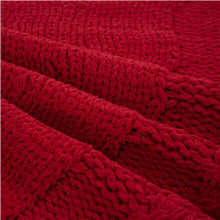 Load image into Gallery viewer, 52&quot;D Knitted Polyester Red Christmas Tree Skirt
