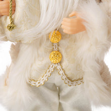 Load image into Gallery viewer, 12&quot;H Standing Santa Figurine With a Beige Felt Outfit
