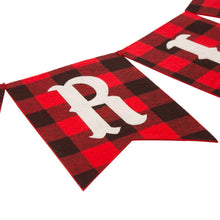 Load image into Gallery viewer, 108&quot;L Plaid &quot;MERRY CHRISTMAS&quot; Banner Garland
