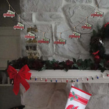 Load image into Gallery viewer, 72&quot;L Metal Red Truck Garland
