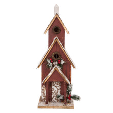 Load image into Gallery viewer, 23.43&quot;H Oversized Wooden Church Birdhouse
