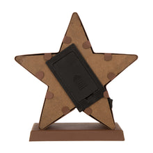 Load image into Gallery viewer, 7.48&quot; Marquee LED Lighted Star Christmas Stocking Holder Battery Operated
