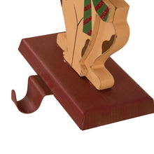 Load image into Gallery viewer, 7.50&quot;H Wooden/Metal Dog Stocking Holder
