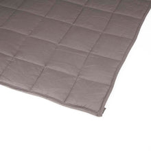 Load image into Gallery viewer, 72&quot;L*48&quot;W Cotton Shell Quilted Weighted Blanket With Polyester Filling - Gray 12lbs
