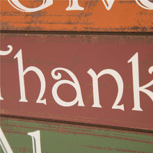 Load image into Gallery viewer, Handcrafted Wooden &quot;Give Thanks&quot; Block Set
