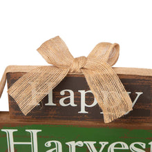 Load image into Gallery viewer, 11.81&quot;L Wooden Happy Harvest Block Set
