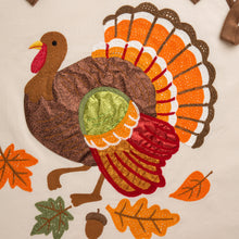 Load image into Gallery viewer, 32&quot;L Cotton Embroidered Turkey Apron
