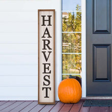 Load image into Gallery viewer, 41.73&quot;H Wooden &quot;HARVEST&quot; Porch Sign
