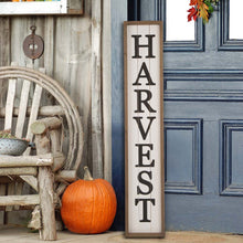 Load image into Gallery viewer, 41.73&quot;H Wooden &quot;HARVEST&quot; Porch Sign
