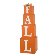 Load image into Gallery viewer, 38&quot;H Wooden FALL Nested Box Decor
