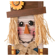 Load image into Gallery viewer, 42&quot;H Wooden Scarecrow Porch Sign
