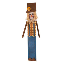 Load image into Gallery viewer, 42&quot;H Wooden Scarecrow Porch Sign
