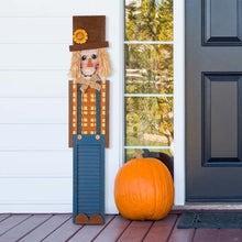 Load image into Gallery viewer, 42&quot;H Wooden Scarecrow Porch Sign
