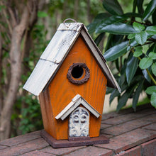 Load image into Gallery viewer, Glitzhome 10.63&quot;H Distressed Wooden Birdhouse
