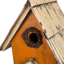 Load image into Gallery viewer, Glitzhome 10.63&quot;H Distressed Wooden Birdhouse
