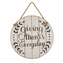 Load image into Gallery viewer, Thanksgiving Wall Decorations Farmhouse Wooden Wall Decorative Sign Round Hanging Thanksgiving Wall Art
