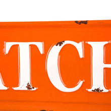 Load image into Gallery viewer, 35.75&quot;L Enameled Metal &quot;PUMPKIN PATCH&quot; Wall Sign
