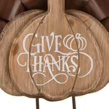 Load image into Gallery viewer, 12.28&quot; L Wooden Metal Turkey Table Decor Thanksgiving Decorative
