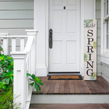 Load image into Gallery viewer, 42&quot;H Wooden &quot;Hello SPRING&quot; Porch Sign Decor
