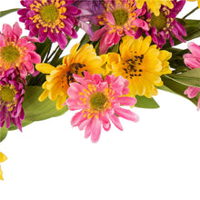 Load image into Gallery viewer, 24&quot;D Artificial Chrysanthemum Wreath
