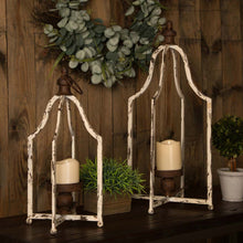 Load image into Gallery viewer, 22&quot;H Large Farmhouse Rustic Metal Lantern
