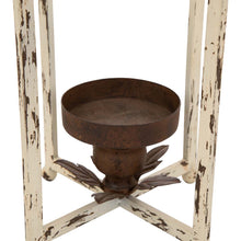 Load image into Gallery viewer, 16.5&quot;H Small Farmhouse Rustic Metal Lantern
