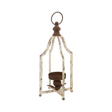 Load image into Gallery viewer, 16.5&quot;H Small Farmhouse Rustic Metal Lantern
