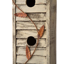 Load image into Gallery viewer, 17.95&quot;H Tall Three-Tier Hand Painted Wood Birdhouse
