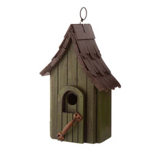 Load image into Gallery viewer, 11.61&quot;H Distressed Wooden Birdhouse
