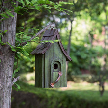 Load image into Gallery viewer, 11.61&quot;H Distressed Wooden Birdhouse
