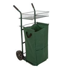 Load image into Gallery viewer, 40.5&#39;&#39;H Outdoor Cleaning Garden Cart with Detachable Polyester Leaf Trash Bag
