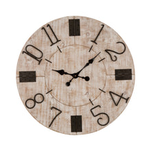 Load image into Gallery viewer, 28&quot;D Rustic Wooden Wall Clock Farmhouse Style Home Decor
