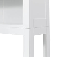 Load image into Gallery viewer, 68.25&quot;H Wooden Free Standing Storage Cabinet Spacesaver, White
