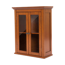 Load image into Gallery viewer, Wooden Bathroom Wall Mounted Storage Cabinet with Double Doors
