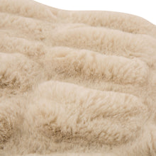 Load image into Gallery viewer, 50&quot;*60&quot; Faux Fur Elastic Throw/Blanket, Beige (Face Fabric 1000gsm; Back 210gsm)
