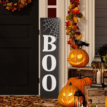 Load image into Gallery viewer, 47.83&quot;H Wooden BOO Porch Sign (KD)
