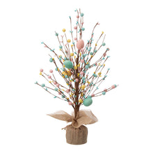 Load image into Gallery viewer, 18&quot;H Easter Table Tree with Multicolor Easter Eggs
