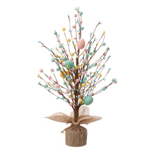 Load image into Gallery viewer, 18&quot;H Easter Table Tree with Multicolor Easter Eggs
