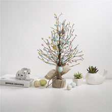 Load image into Gallery viewer, 18&quot;H Easter Table Tree with Multicolor Easter Eggs
