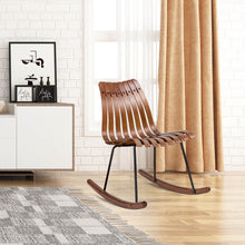 Load image into Gallery viewer, Bamboo Contoured Rocking Accent Chair
