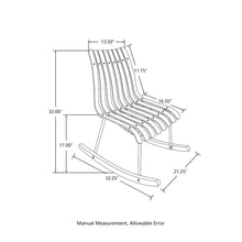 Load image into Gallery viewer, Bamboo Rocking Chair and Accent Table
